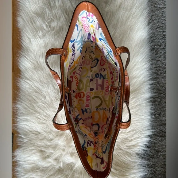 EUC - Coach Purse - Multicolor - Picture 4 of 5